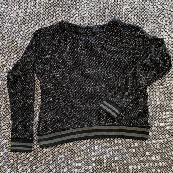 Splendid Collection black, gray, silver sweater (New without tags!) - Picture 6 of 7